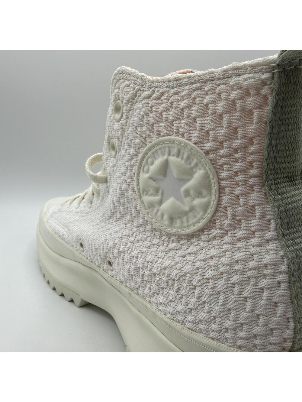 Converse Run Star Hike Peach Dream Orange Haven Egret A03838C Women 11.5 Men 10 - Picture 13 of 14